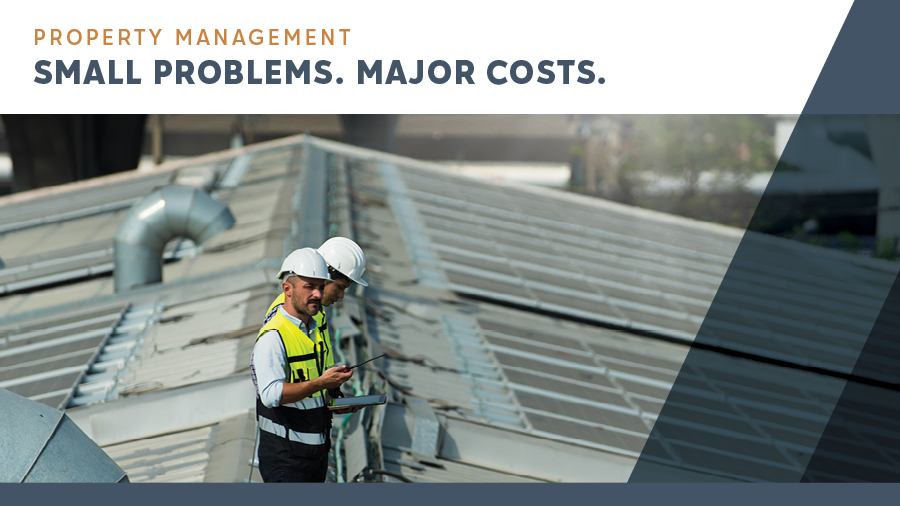Commercial property undergoing preventive maintenance to help reduce deferred maintenance costs and protect long-term asset value.